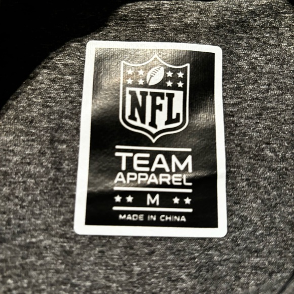 Philadelphia Eagles Activewear T-Shirt NFL Team Apparel Mens Sizes Gray Football - Picture 7 of 10